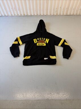 Men's Black & Yellow Crewneck Hoodie